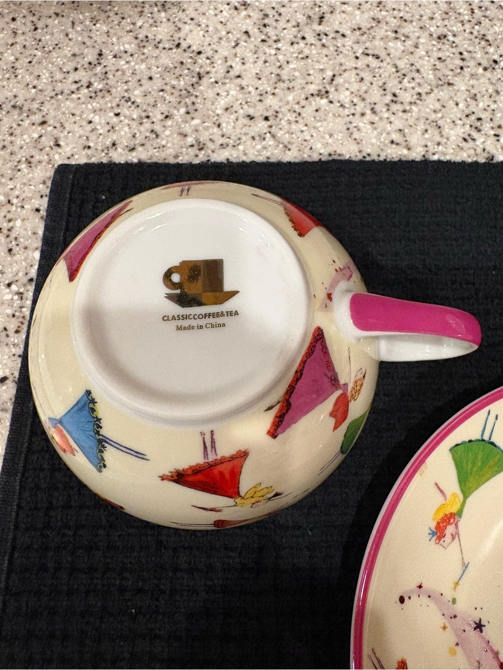 Yedi Houseware Classic Coffee and Tea Dancing Fairies Tea for One set - Picture 9 of 11